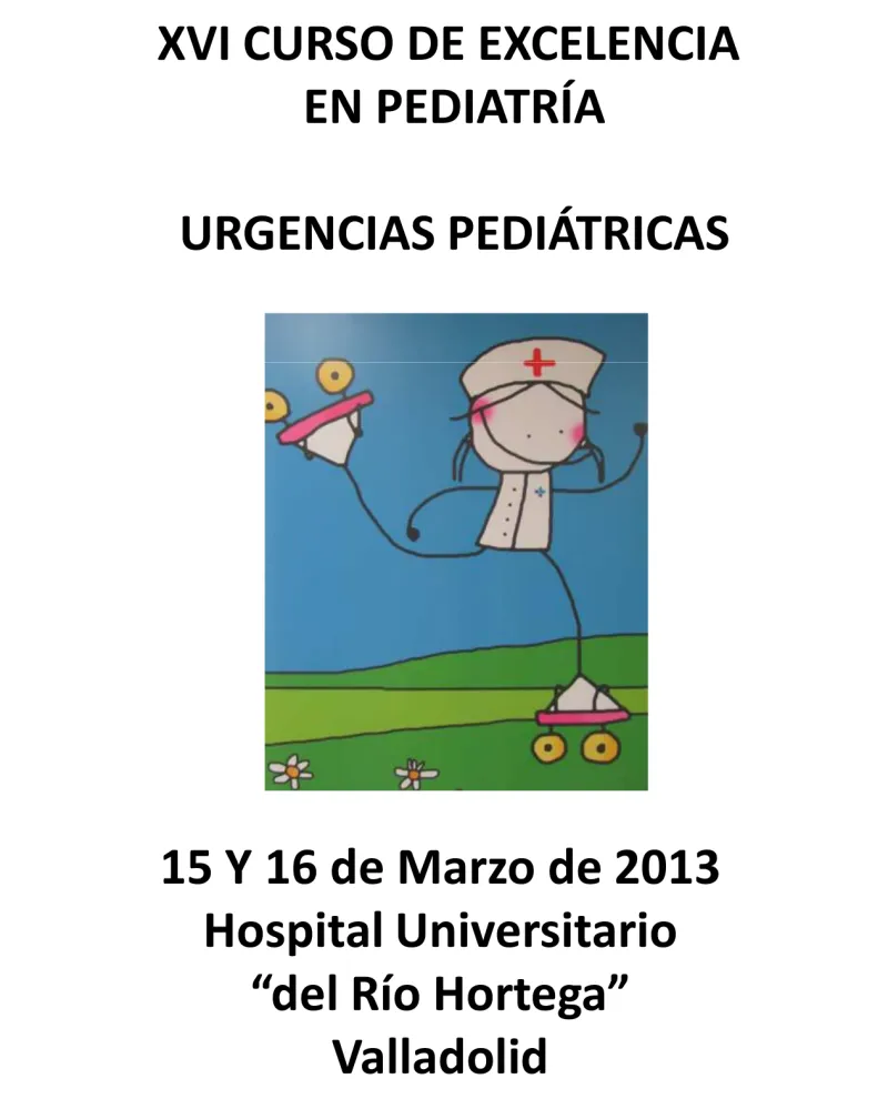 XVI Curso de Excelencia Pediátrica - Urgencias