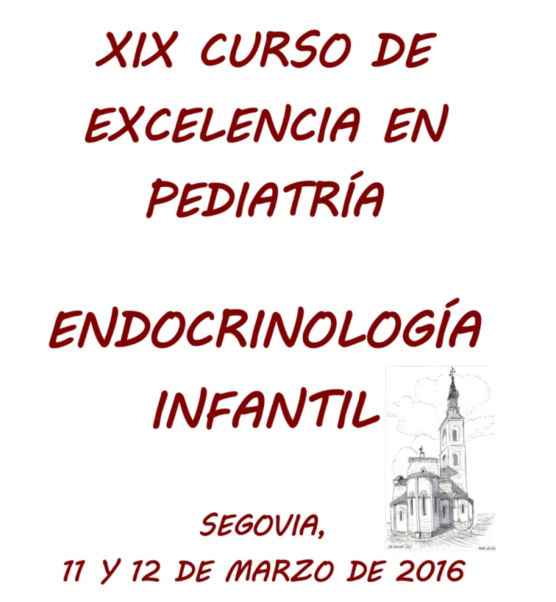 XIX Curso de Excelencia en Pediatría - Endocrinología infantil