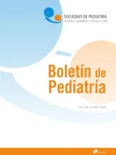 Portada del número 268 del Boletín de Pediatría